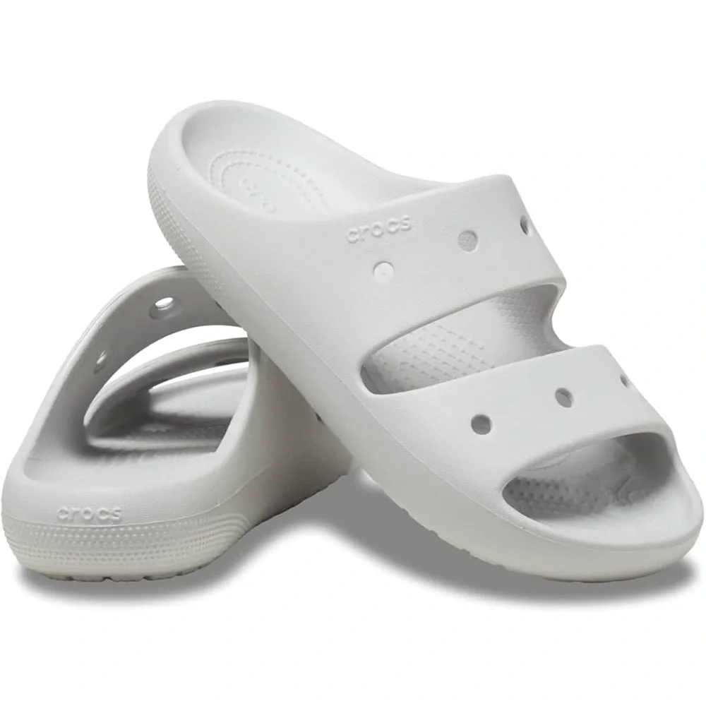 NAT Crocs Classic Sandal v2 Slide Sandals in Atmosphere M11 W13
